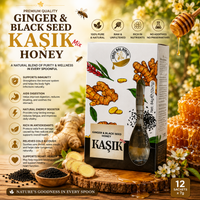Honey Spoons with Ginger & Black Seed