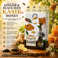 Honey Spoons with Ginger & Black Seed