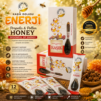Honey Spoons With Bee Pollen & Propolis